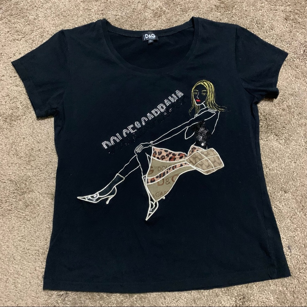 Dolce& Gabbana black shirt